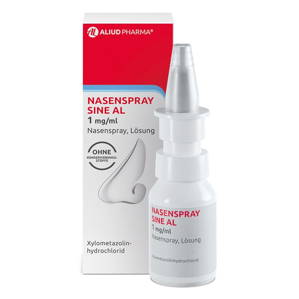 ALIUD Pharma GmbH Nasenspray sine AL 1 mg / ml bei Schnupfen 12464130