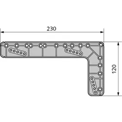 Bohrlehre für Oberlichtöffner AK-210