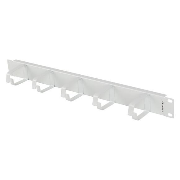 Lanberg Organizer Kabli 19"1U z 5 metalowymi uchwytami typ B szary (AK-1701-S)
