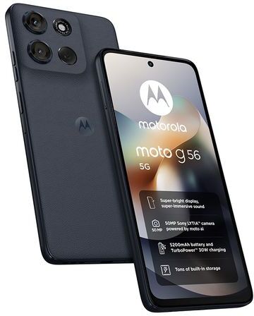 Motorola Moto G56 5G 256GB (8GB RAM) Pantone Black Oyster - SIM-Free Smartphone