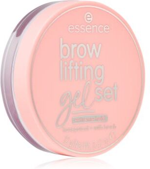 Essence Brow Lifting Gel Set gel de fixação para sobrancelhas com escova 12 g. Brow Lifting Gel Set