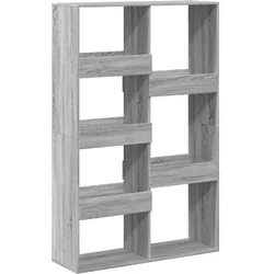 vidaXL Bücherregal Grau Sonoma 100x33x155,5 cm Holzwerkstoff