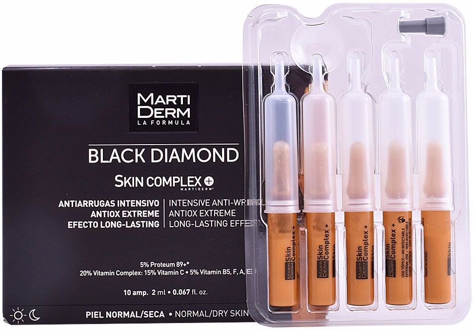 Martiderm Complexe cutané Black Diamond ampoules avancées 10 x 2 ml