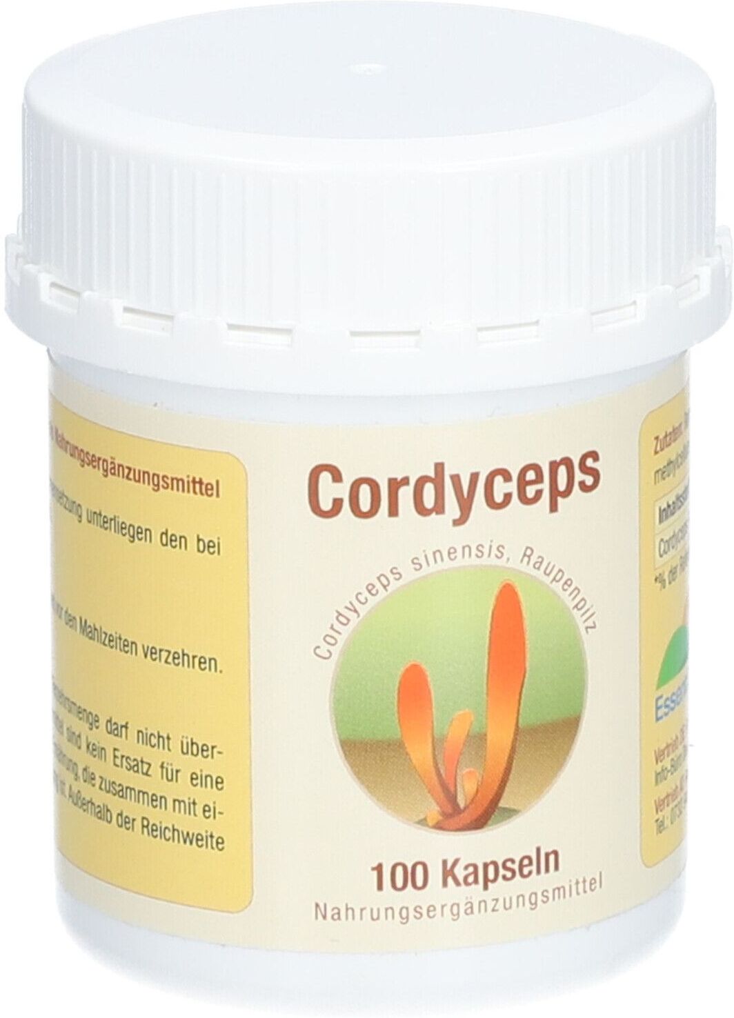 ALLPHARM Cordyceps Sinensis Kapseln 100 St