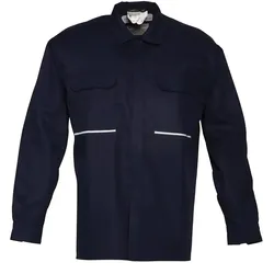 Flammschutz Hemd langarm "1648" 5safety marine - L - marine