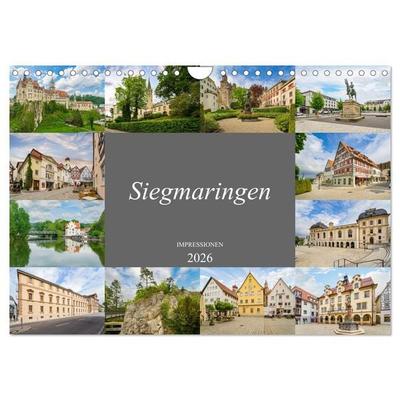 Sigmaringen Impressionen (Wandkalender 2026 DIN A4 quer), CALVENDO Monatskalender