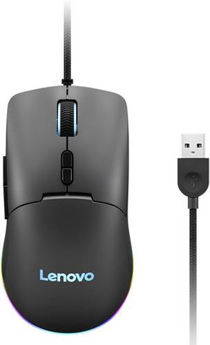 Lenovo M210 RGB Gaming Mouse (P) Gaming-Maus Schwarz 7 Tasten