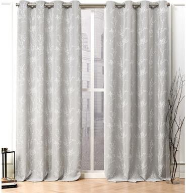 Nicole Miller Turion Grommet Top Curtain Panel Pair