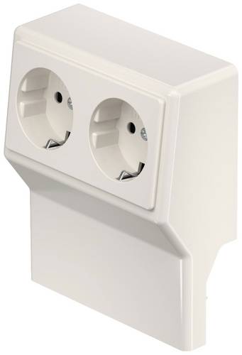 6132246 Elektro-Sockelleisten-Zubehör SL 2GT2050 cws Geräteeinsatz Steckdose Creme-Weiß 1St.