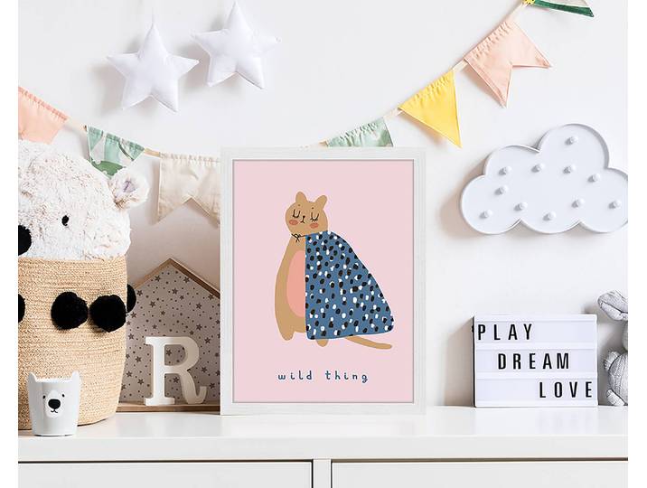 Bild Wild Thing 33 x 43cm Multicolor