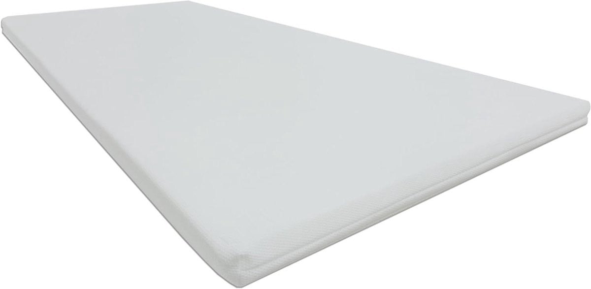 Wit Koudschuim Topper Matras Overlay met Ventilerend 3D Textiel - 90 x 190 cm
