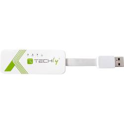 TECHly IDATA-USB-ETGIGA-3A Adapter 5 GBit/s USB-A (USB 3.2 Gen 1), RJ45