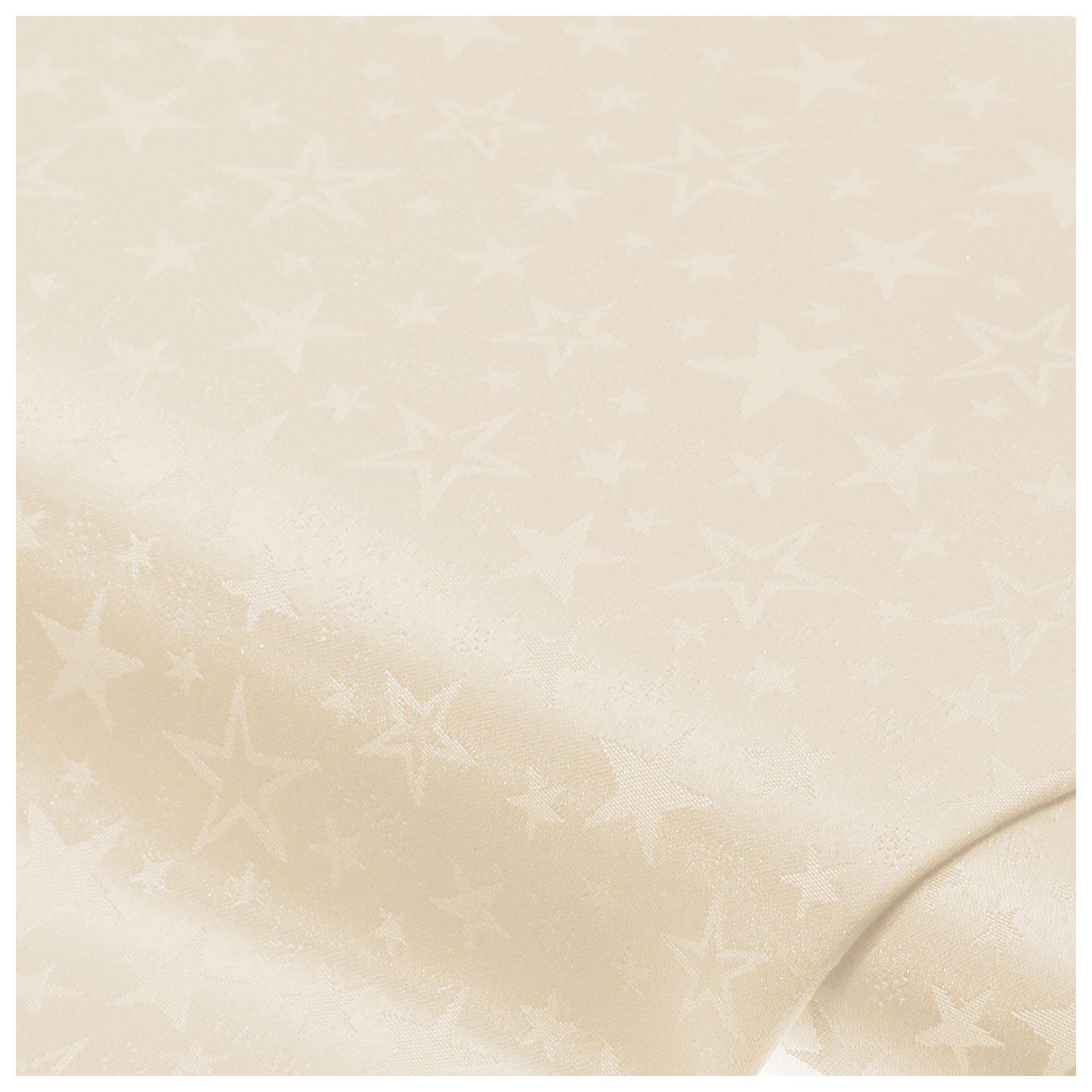 Damast "Sterne", champagner