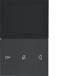 Elcom REA654Y Innenstation Video Komfort AP 2Draht anthrazit matt TOUCH