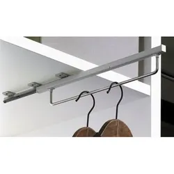 Schrank-Kleiderbügelhalter, ausziehbar, Quadro, 9136277, Korpust.400mm, L395mm