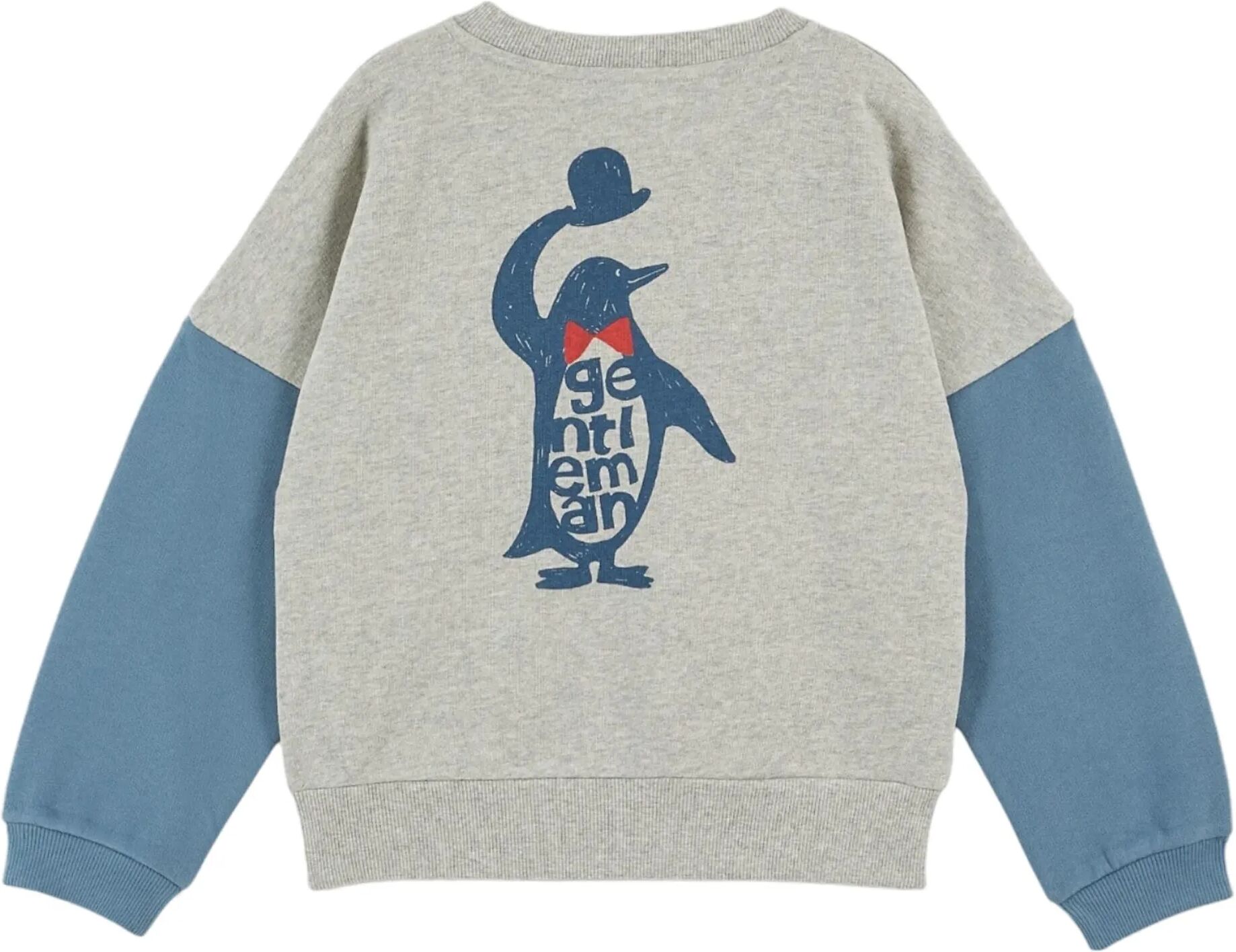 Emile et Ida Sweat Bicolore Bleu 12 mois