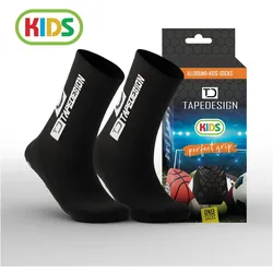 TAPEDESIGN Allround Socks Antirutschsocken Kinder schwarz