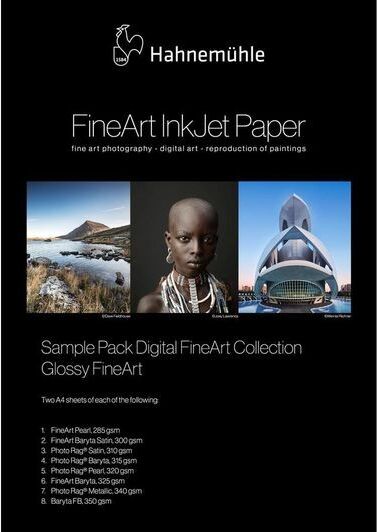 Hahnemuehle Hahnemühle Glossy FineArt Sample Pack A4 - 16 Sheets