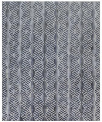 Exquisite Rugs Granite Hide hand-tufted Leather Hide Sky Area Rug