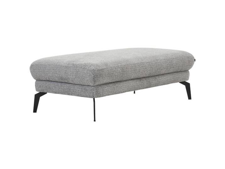 Stylife Hocker, Grau, Metall, rechteckig, 136x43x70 cm, Stoffauswahl, Wohnzimmer, Sessel, Hocker, Sitzhocker