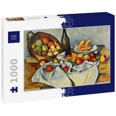 Lais Puzzle Paul Cézanne - Stilleben mit Flasche und Apfelkorb 1000 Teile