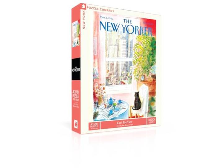 New York Puzzle Company - New Yorker Cat's Eye View - 1000 stukjes puzzel