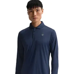 Nike Golf Polo Dri-Fit Par Solid, langarm, navy