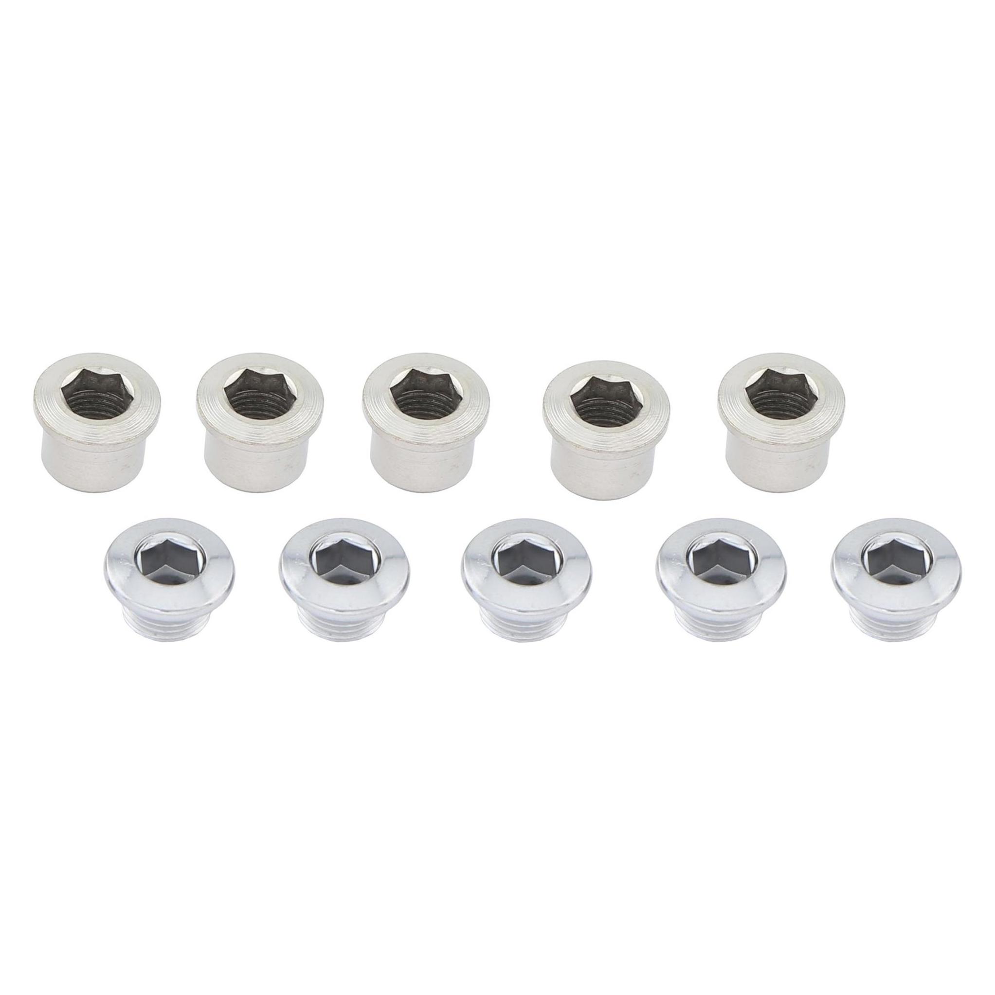 Stronglight 5er-Satz Tretlagerschrauben Strasse Doppel Edelstahl (10441)