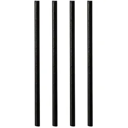 PAPSTAR 1000 Shake-Halme, Papier Ø 8 mm · 21 cm schwarz