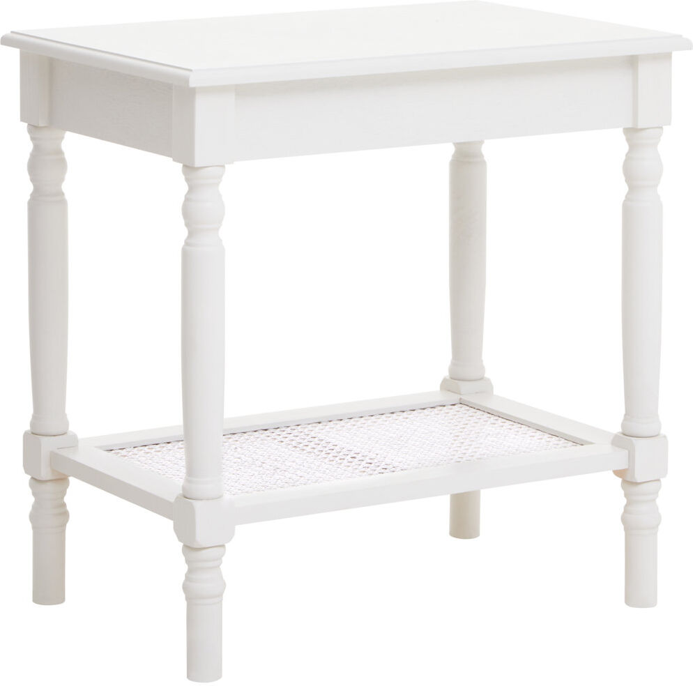 Ophelia & Co. Heritage End Table Ivory 60cm H X 60cm W X 40cm D