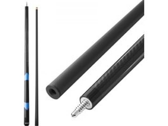 VEVOR Billardqueue 1 Stk. (1473,2 mm / 538 g) aus Kohlefaser mit gepresster Bakelitspitze & ABS-Verbindungsring, Billardstock geeignet für Bar Zuhause Büro Amerikanisches 9-Ball-Spiel, pool cue