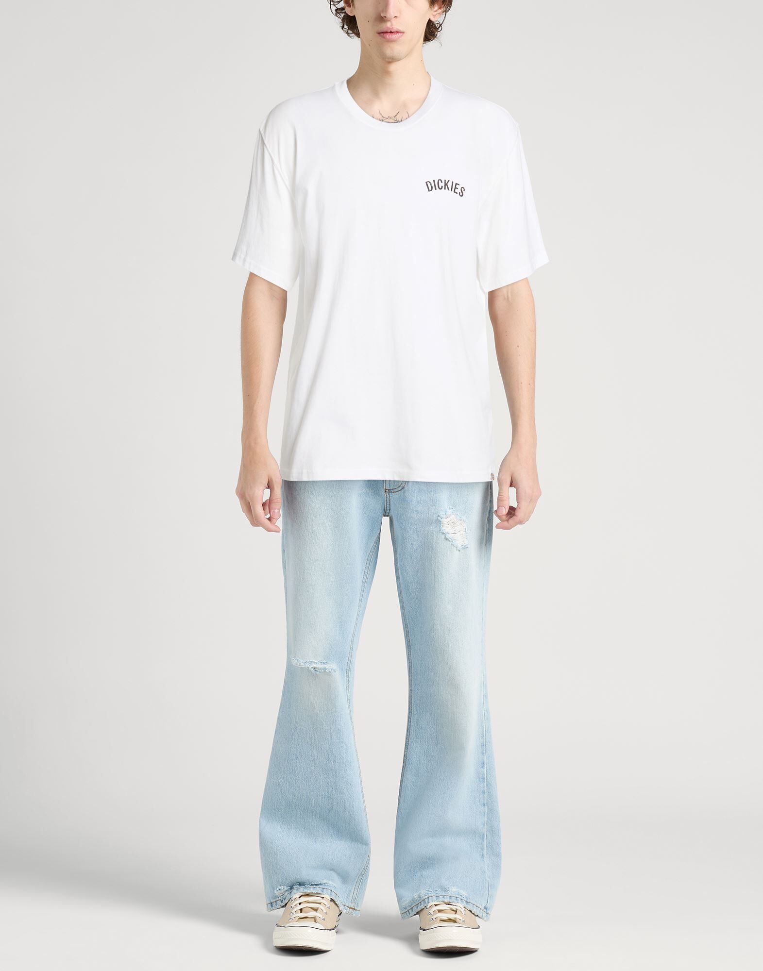 Dickies Camiseta Hombre Blanco L Hombre