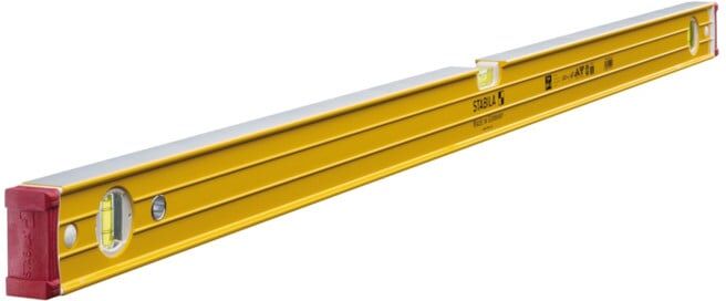 Niveau à bulles Stabila 96-2 122 cm aluminium jaune ± 0,5 mm/m (15229)