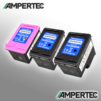 Ampertec 2 Kompatible Tinten ersetzt HP 302XL Doppelpack KCMY 302XL-KIT
