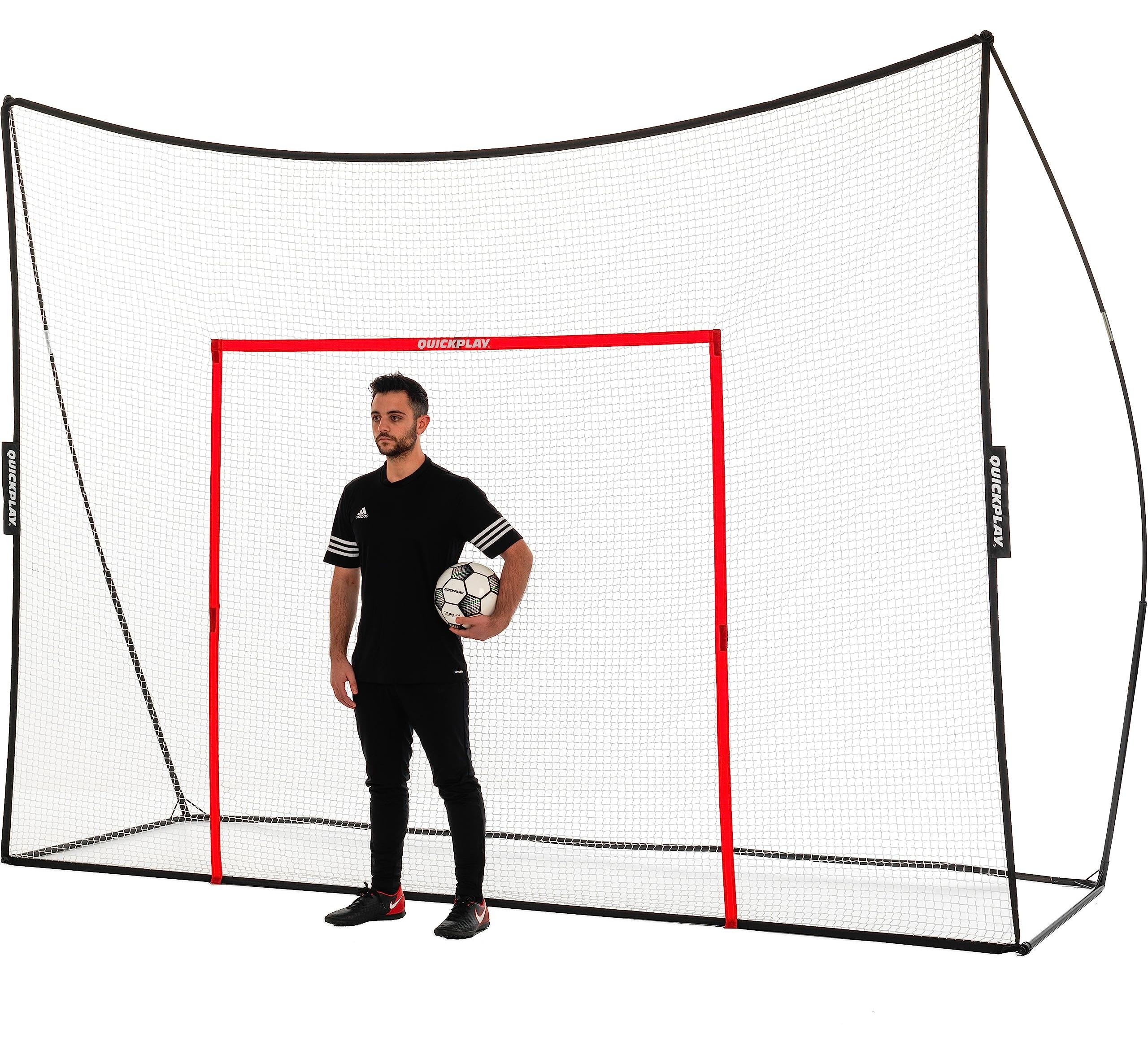 Fußballtor - Freistehend - 3,6 x 2,7 Meter - Klappbares Sportnetz - Inklusive Tragetasche