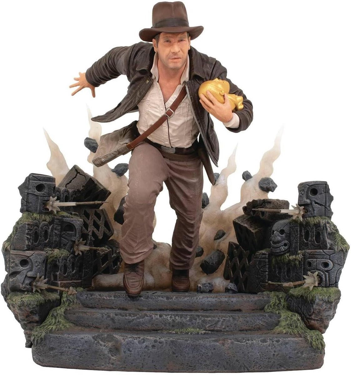 Indiana Jones Actiefiguur Standbeeld - Bruin - Hoogte: 25 cm