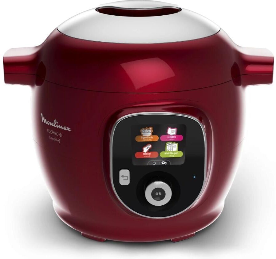 MOULINEX Küchenmaschine mit Kochfunktion "Cookeo+ Connect CE86F5 Rot", rot, Küchenmaschinen, Küchenmaschine mit Kochfunktion rot Einheitsgröße