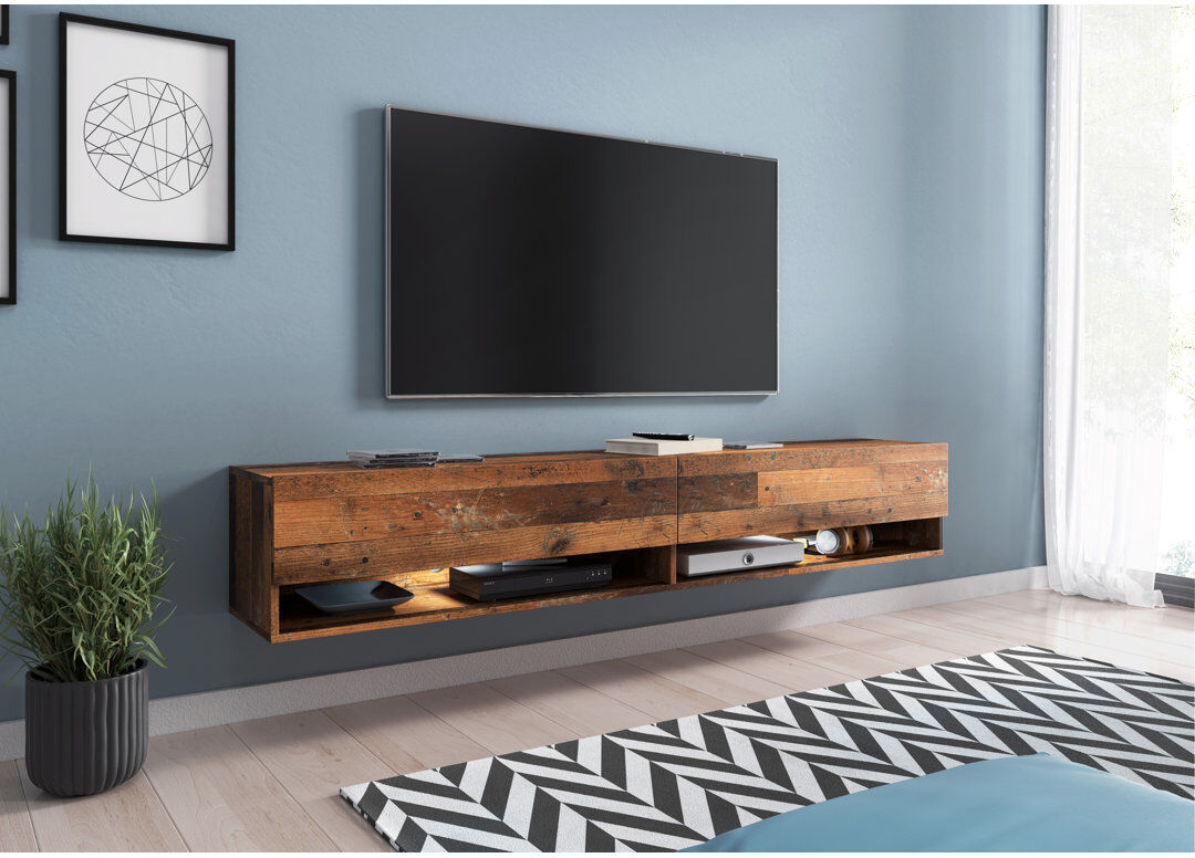 Wade Logan Claverton TV Stand for TVs up to 78" Natural 78"