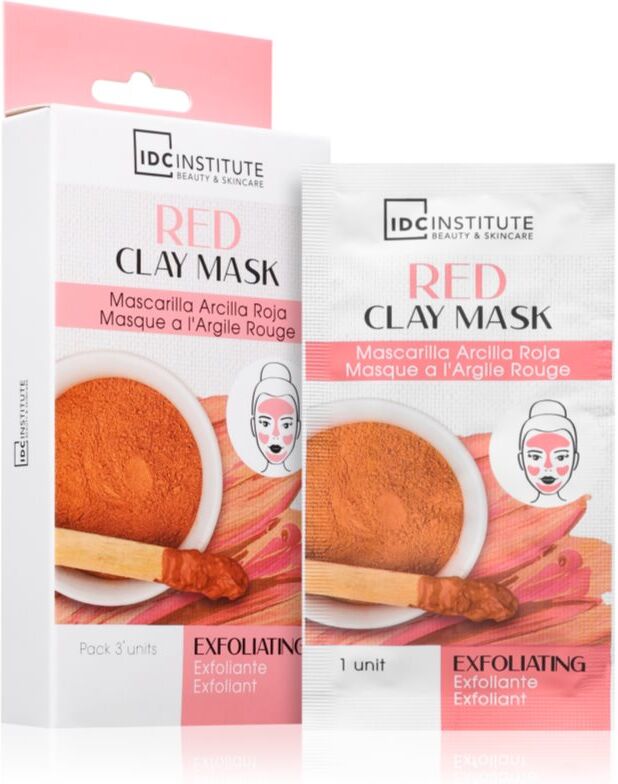 IDC Institute Red Clay Mask Exfoliating Masque 3x8 g