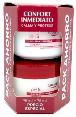 Eucerin Pack Ph5 Crema Sensible 75 +75 ml