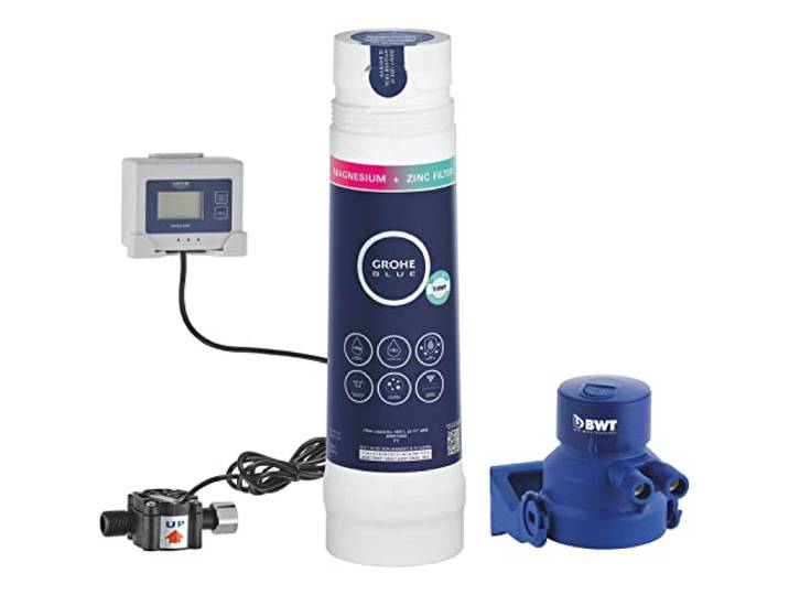 GROHE Blue, Magnesium + Zink Filter Starter Set, für gefiltertes Filterkartusche reduziert Kalk und geschmacksstörende Stoffe, reichert Wasser mit Magnesium und Zink an (40875000)