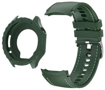 Everyday Crate For OPPO Watch X2 Mini Band Integrated Silicone Watch Band With Protective Cover army Green