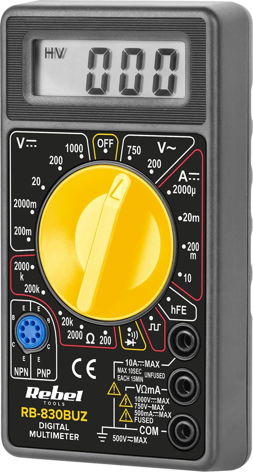 Rebel Tools RB-830BUZ Multimeter