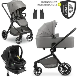 Hauck, Kinderwagen, Kinderwagen 3 in 1 4in1 Kinderwagen-Set Move N Care Trio Set (0 Monate - 4 Jahre)