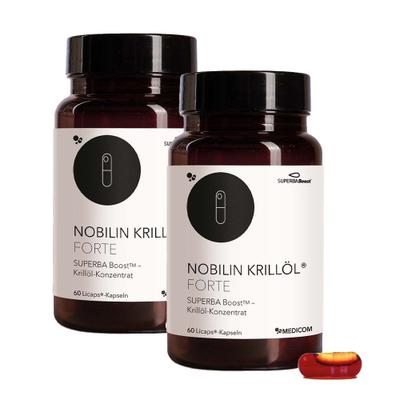 Nobilin Krillöl Forte Kapseln 2x 2x60 St