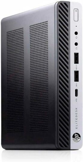 Pack HP 800 G4 Mini i5 8500T 16GB SSD 256GB + LCD 23" + Tastatur und kabellose Maus + WLAN