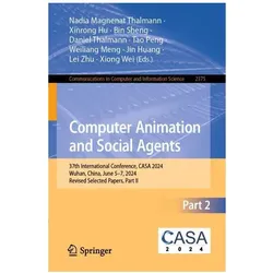 Computer Animation and Social Agents, Fachbücher