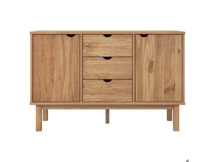 Meuble rangement - Buffet OTTA 113 5x43x73 cm Bois massif de pin poisd:26.5kg &4072