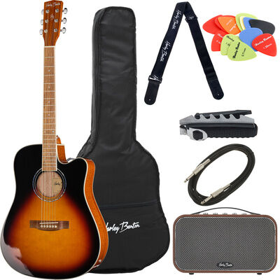 Harley Benton D-120CE VS Bundle Vintage Sunburst