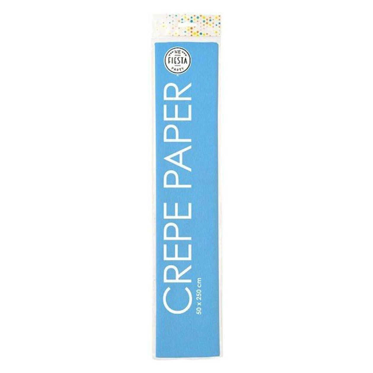 Globos Europe Krepppapier Babyblau, 50x250cm (5712735019954)